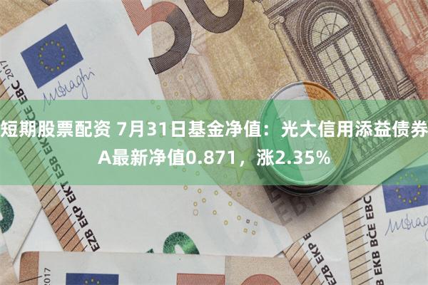 短期股票配资 7月31日基金净值：光大信用添益债券A最新净值0.871，涨2.35%