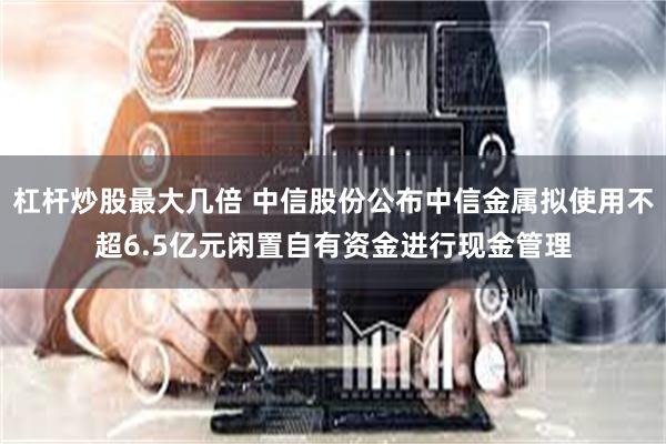 杠杆炒股最大几倍 中信股份公布中信金属拟使用不超6.5亿元闲